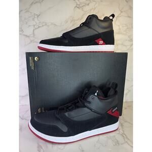 Jordan Fadeaway Black White Red Basketball Size 10.5 AO1329 023